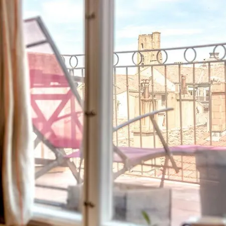 דירה Wine Loft, Terrasse Et Vue Extraordinaire Sur La Cite Medievale